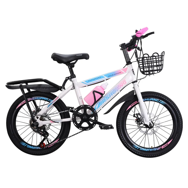Wholesale 18 20 22 Inch Variable Speed Steel Disc Brake Children Bicycle Cycle For Kids  Mountain Bicycle Road Bikes With Gift