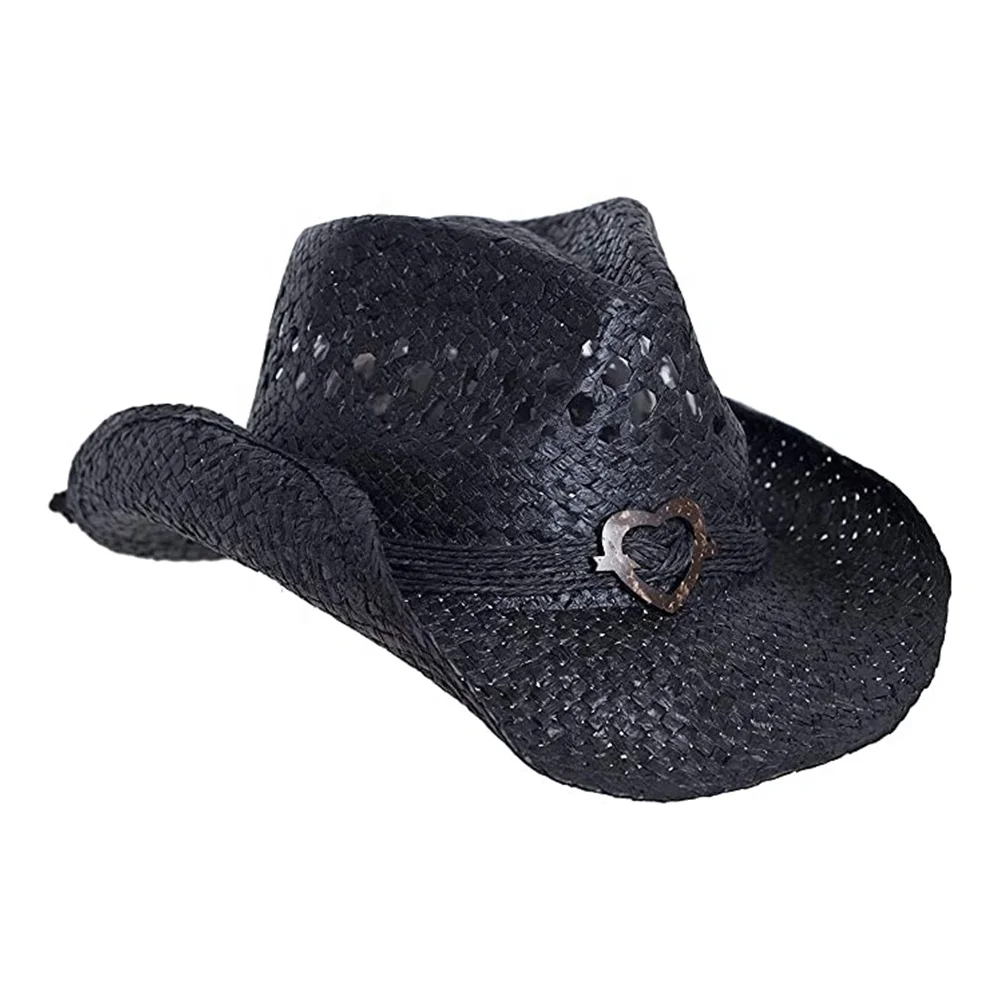 2023 customizable chinese manufacturer unisex design your own outdoor old school sun protection straw cowboy hat