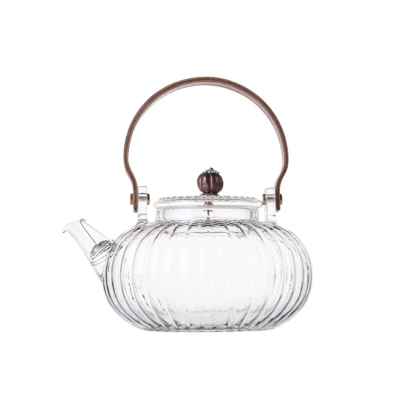 Hammer Pattern Square Boiling Teapot glass Tea pot electric pottery stove for making Kung Fu tea