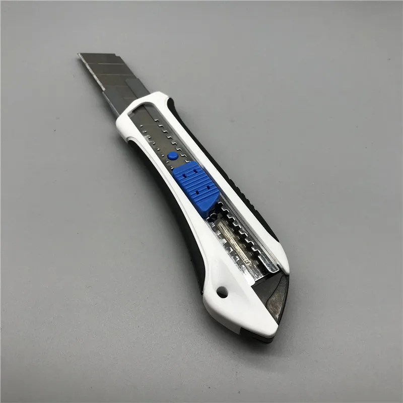 25mm plastic sliding blade knife snap off utility safety cutter knife