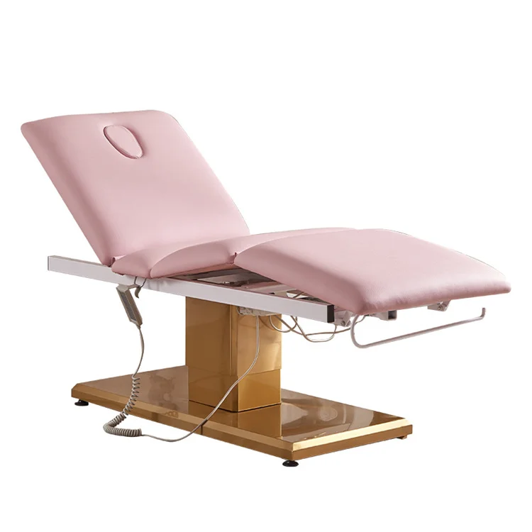 Hot Selling White Modern Design Electric Massage Table 3 Motors Beauty Equipment Cosmetic aesthetic Bed Electric Beauty Bed
