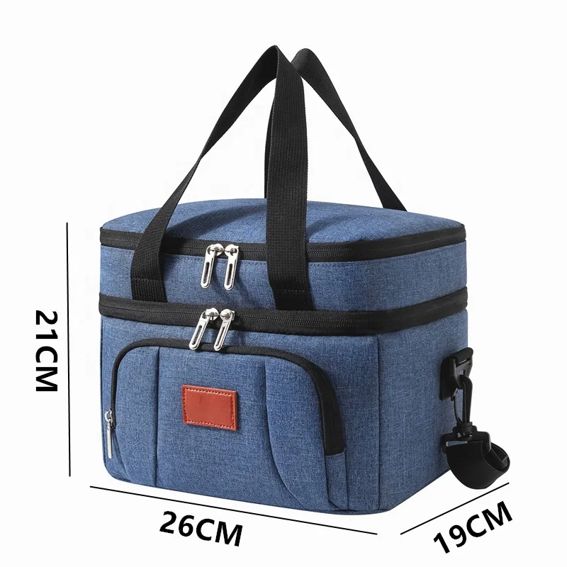 print color bag food delivery picnic camping lunch cooler bag