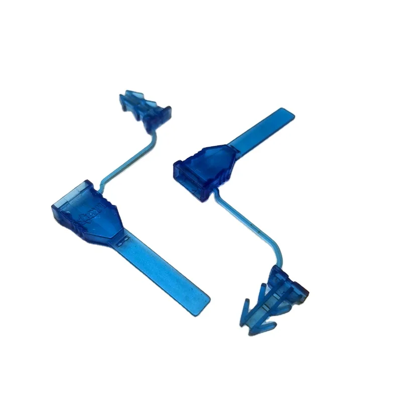 China hot sale transparent blue color plastic padlock water meter seals with wire