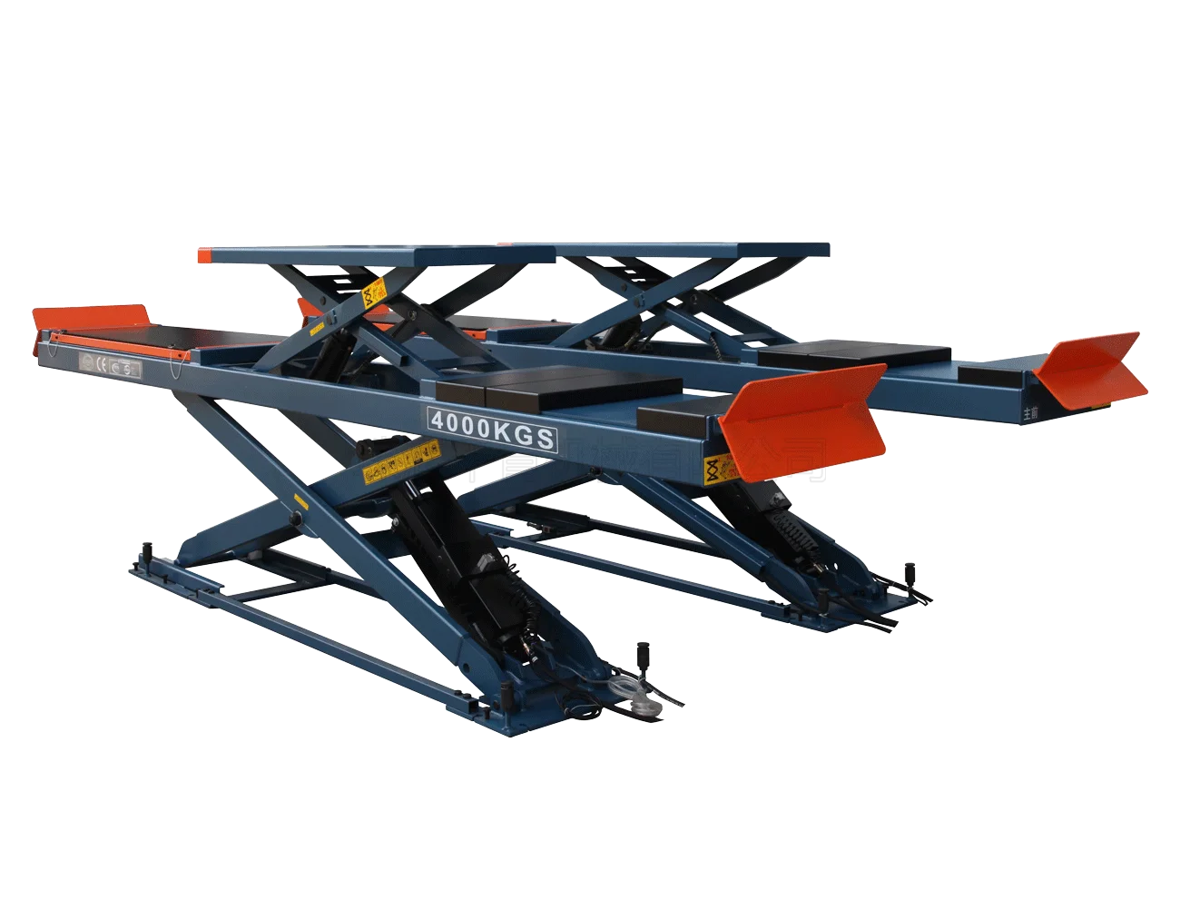 Vehicles Wheel Alignment Machine Hydraulic Car Scissor Double Table Lift Jack For Workshop