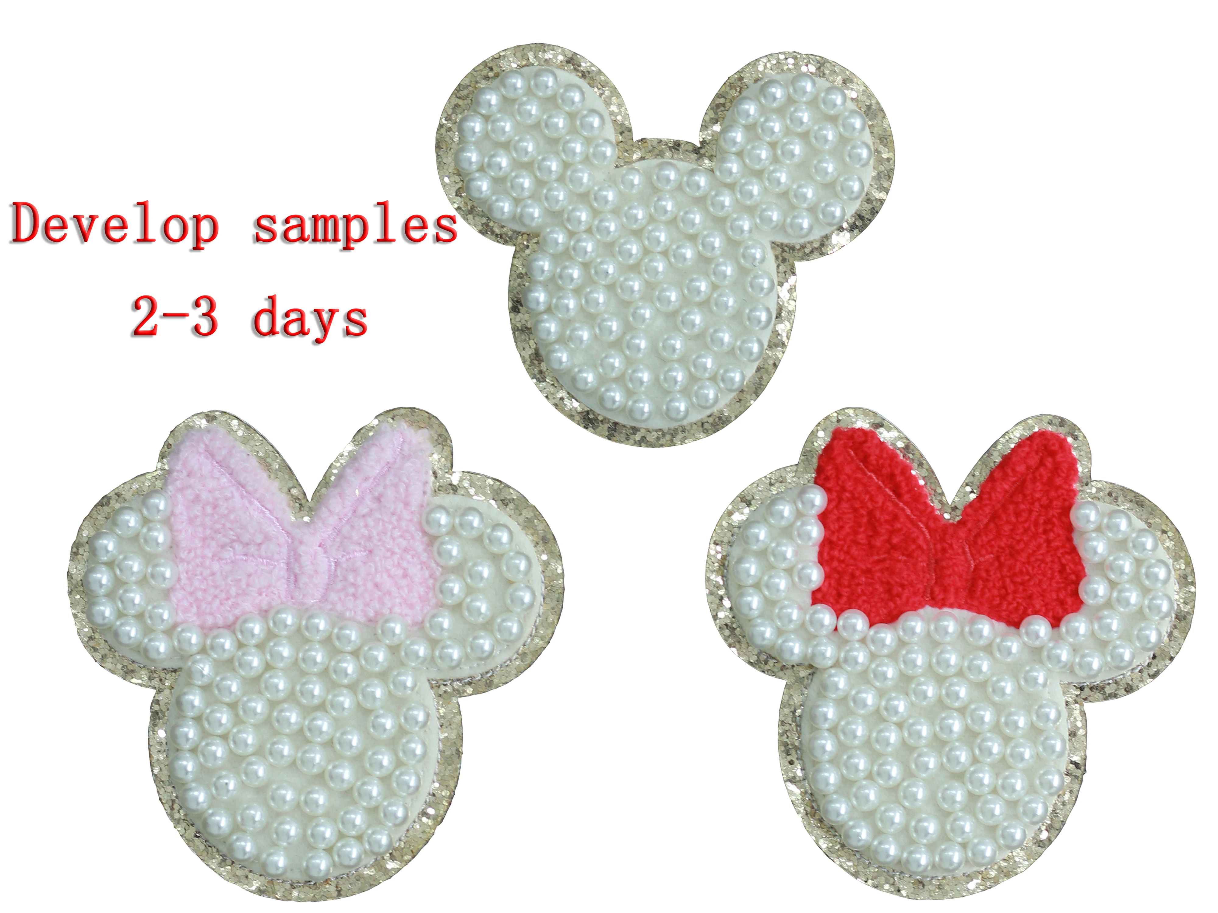 Custom Embroidery Patches iron Patch Gold Border English Letter A-Z Chenille Patches Embroidery Embroidered For Bag