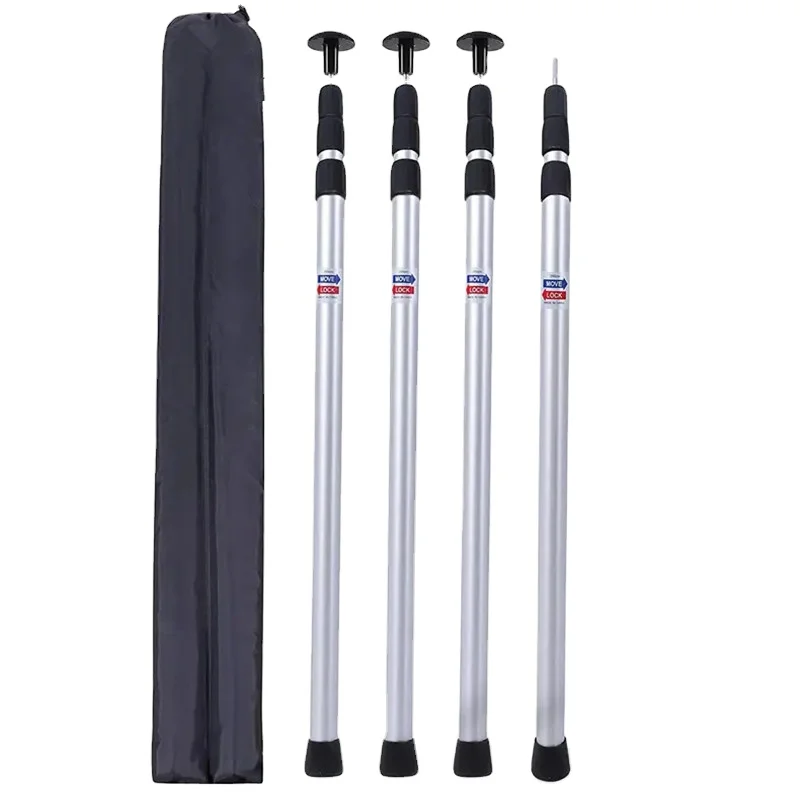 2023 Wholesale Tent Pole For Camp Easy To Carry glass fibre Collapsible composite  tent rod