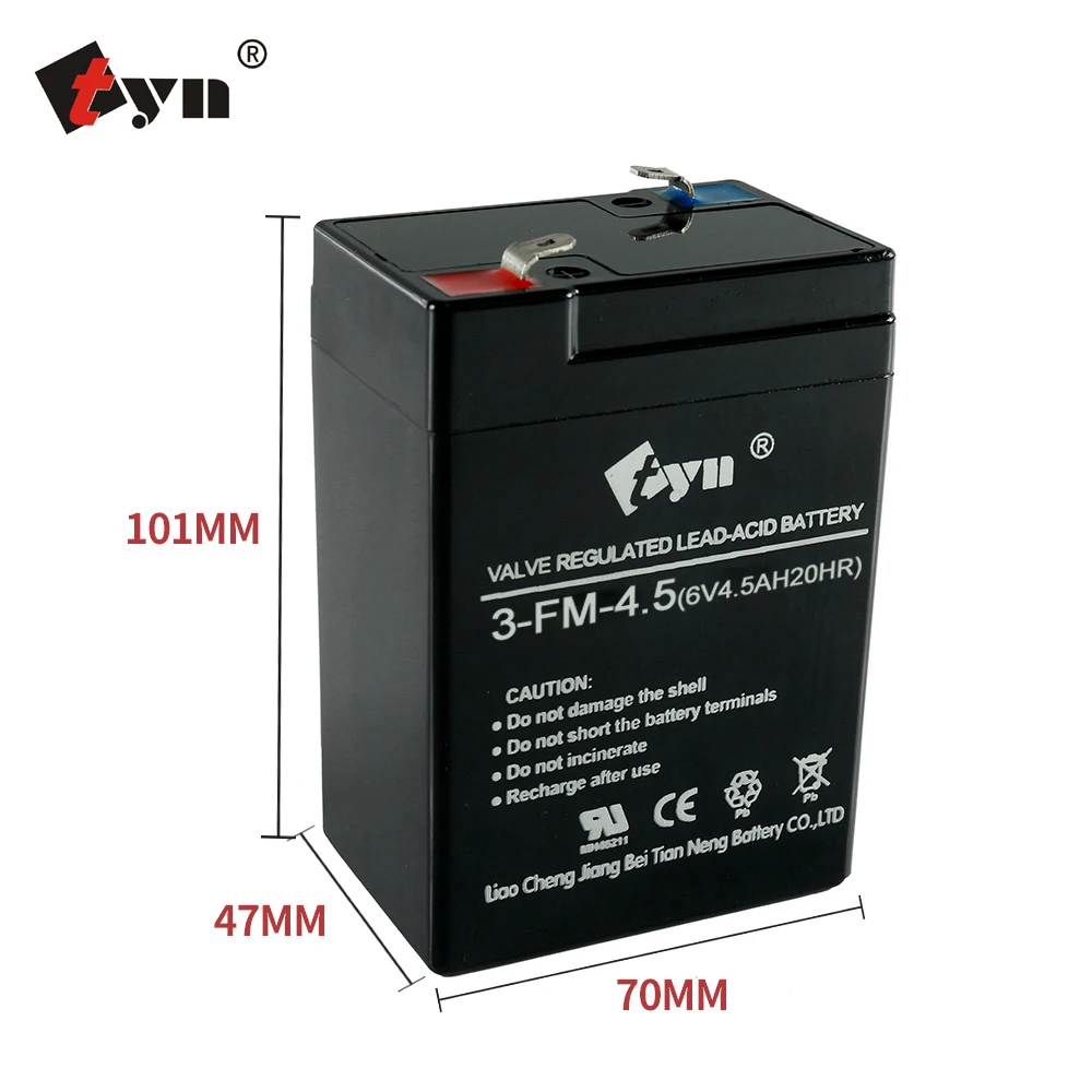 The hot sell  lead acid battery agm ups battery 6V4.5Ah  for lighting.