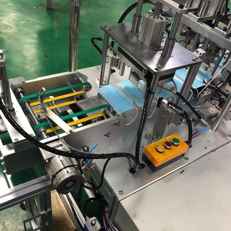 2020 Fully Automatic Face Mask Making Earloop Spot Mechine Ultrasonic Welding Machine For Face Mask