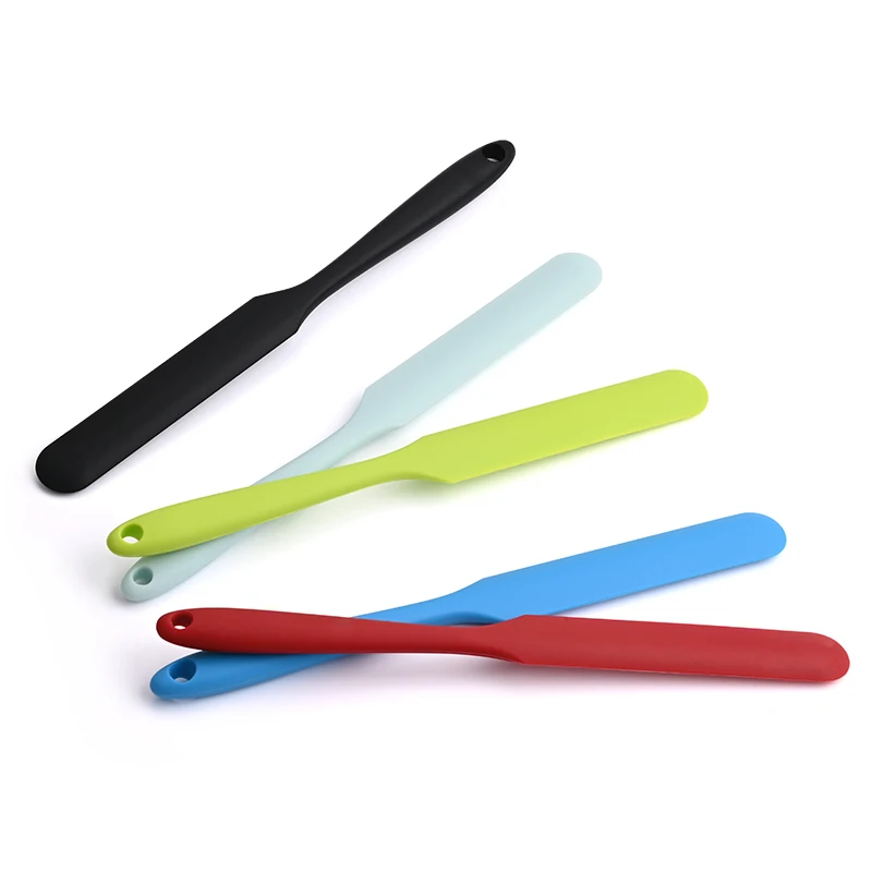 Silicone Long Icing Spatula Scraper Non-stick Baking Spatula For Cake Decoration Cake Icing Spatula Set Silicone