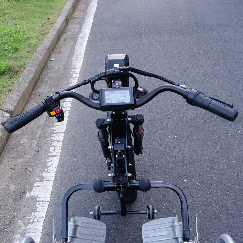 Portable detachable manual wheelchair electric trailer accessories suitable for people with disabilities