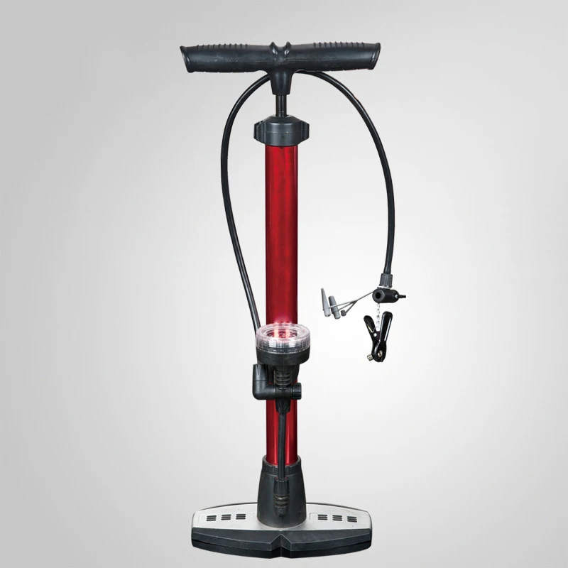 Aluminum alloy belt air pump, a universal air pump for new mountain bike and motorcycle tires.