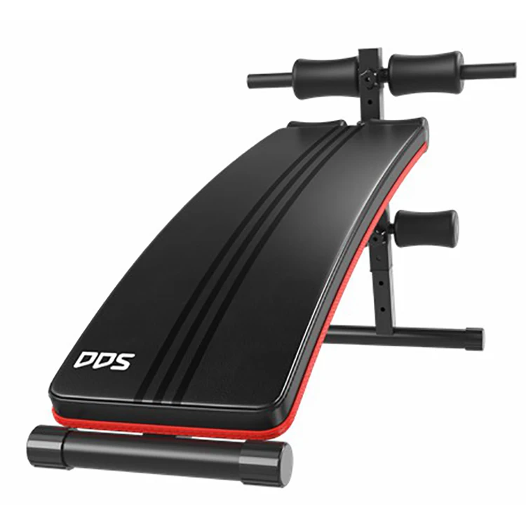 
gym equipment fitness ab mini folding adjustable blue reverse sit up bench 