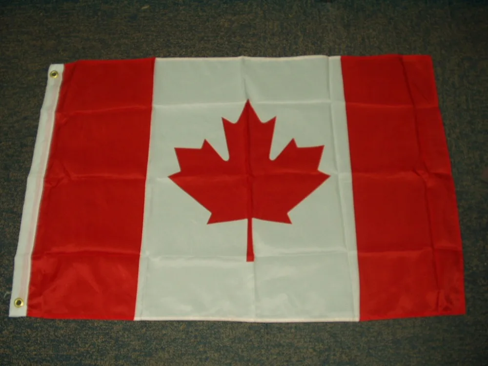 High quality cheap 3x5ft customizable size Canada flag national flag