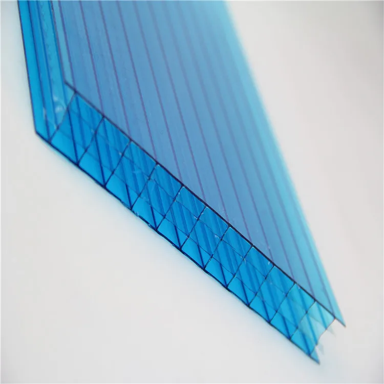 Transparent 12mm multiwall polycarbonate sheet