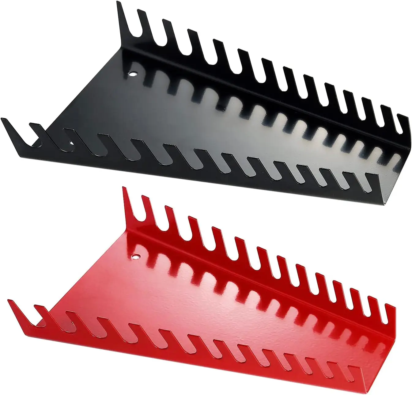 2024 Magnetic Metal Wrench Organizer 52 Slot Wrench Tray for Tool Box & Wall Mounted Magnetic Wrench Holder