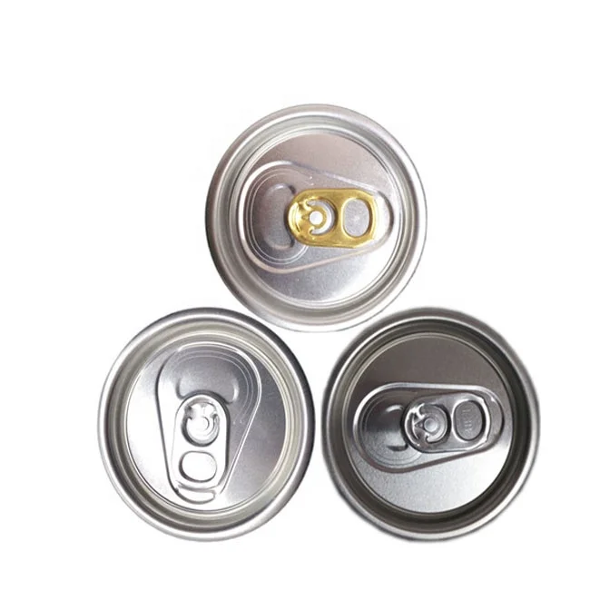 easy open Aluminum Beer pop Can Tops lid 200 SOT 202 RPT CDL Easy Open Pull Ring Can lid For Juice Beer