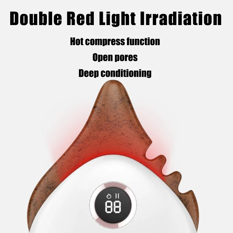 2023 Latest Invention Techlove New Design Face Massager 6 Gear Adjustment Guasha Skin Care Tools Electric Gua Sha