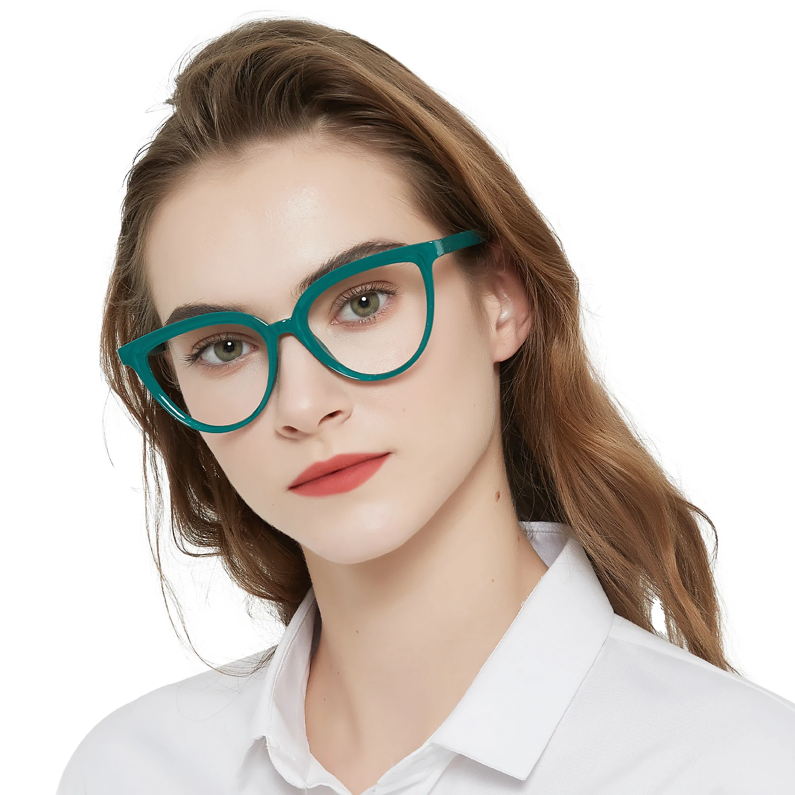 Cheap New Fashion Color changing Custom logo Women Optical Blue Light optical Glasses Cat Eye Eyeglasses Frame
