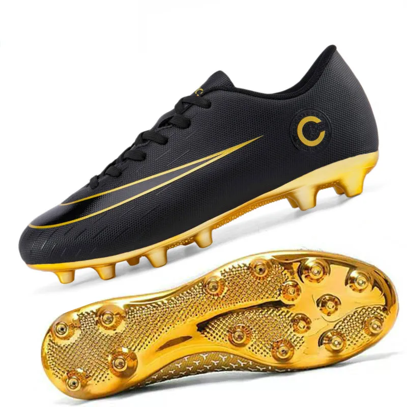 
2021 Indoor Outdoor Sport Soccer Sneakers Shoes Cheap Soccer Cleats Football Shoes For Men And Kid New Football Boots 