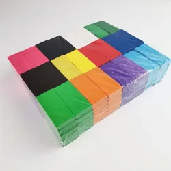 Custom Colorful Wood Domino Blocks Set Racing Toy Game Building Wooden Stacking Toy Blocks For Tables Playing Box