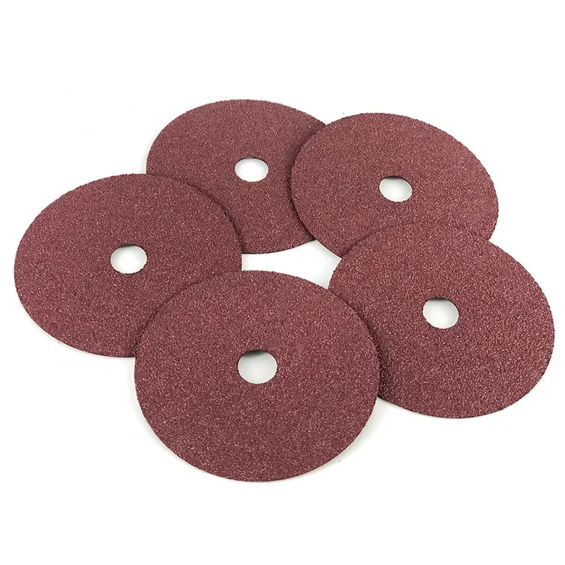 Fiber disc 6inch p24 abrasive ceramic sand paper fiber sanding disc polishing disc