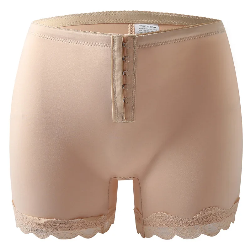Body Shapewear Women Butt Lifter Mid-rise Boyleg Slimming Sheath Plus Size S-6XL Standard Adults Knitted Shapers Powernet / Lace