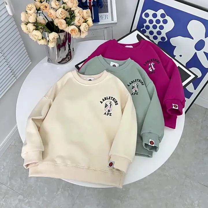 Fashion Kids Clothing Wholesale Cotton Boys Pullover Hoodie