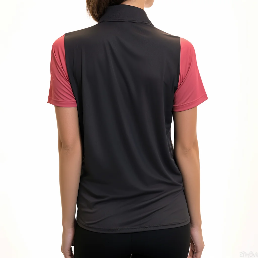 Custom Polo Shirts Short Sleeve 1/4 Zipper Up Polyester Anti-pilling Golf Polo T Shirt Women Polo