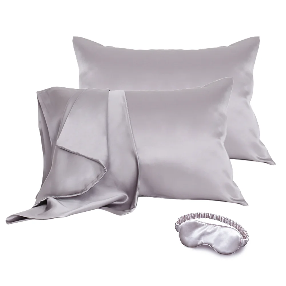 Новое поступление 19/22 мм Натуральная шелковая наволочка набор красоты защиты волос белковое волокно 100% mublerry Шелковый Подарочный набор с OEKO-TEX100