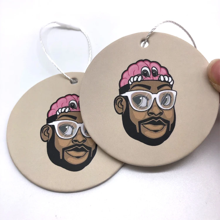 Роскошные индивидуальные картонные бирки для одежды