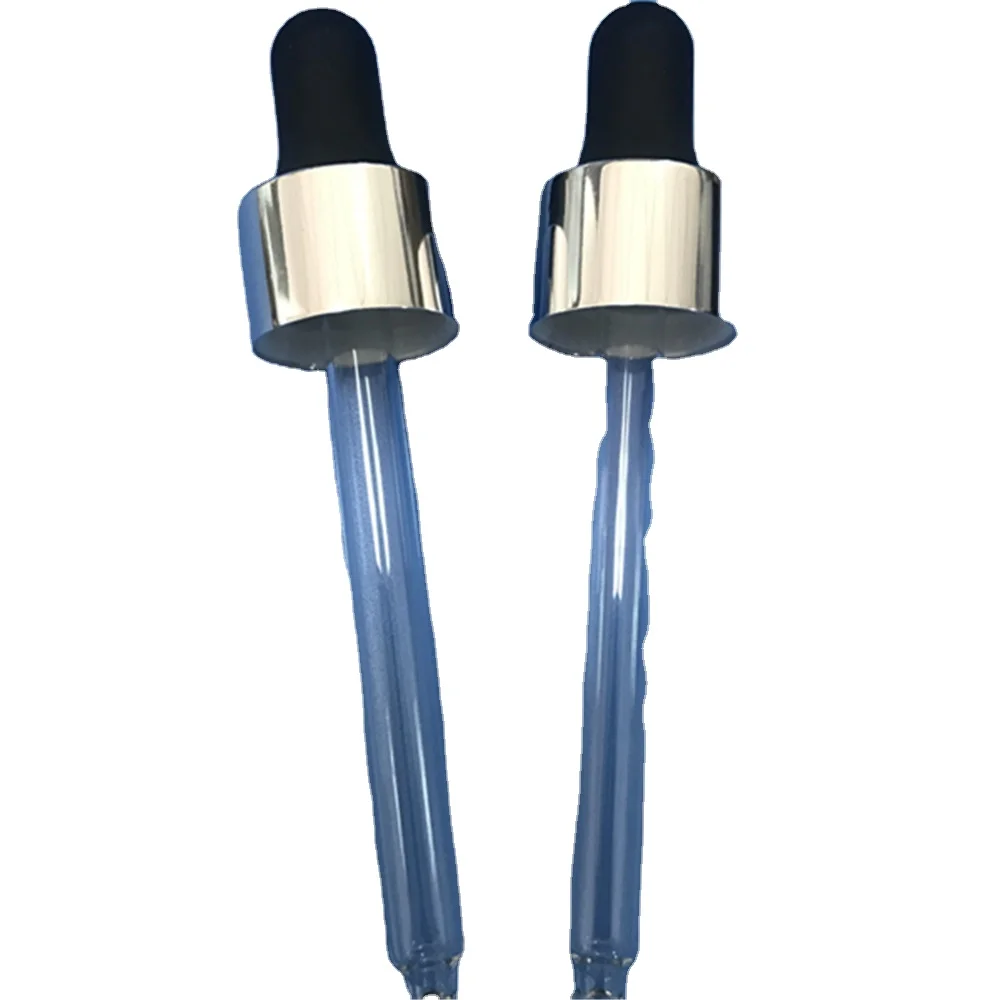 plastic silicon Dropper tip cap cosmetic use dropper