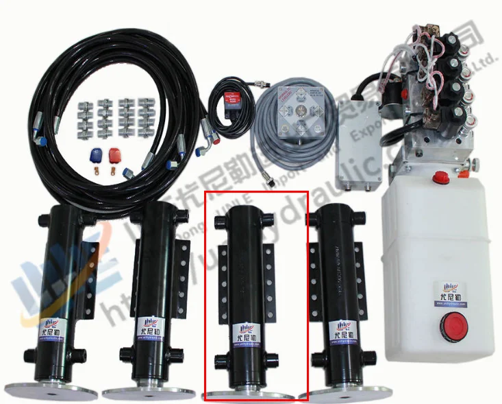 12 volt hydraulic power pack units with plastic tank in stock
