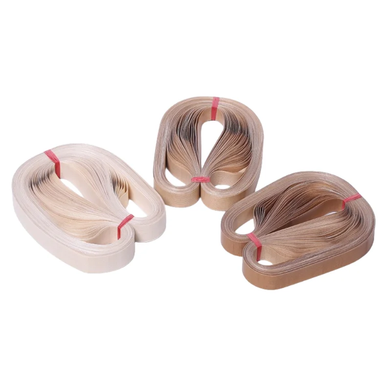 Good Stability Heat Resistance PTFE Coated Fabric Seamless Belts for Sealing Machine