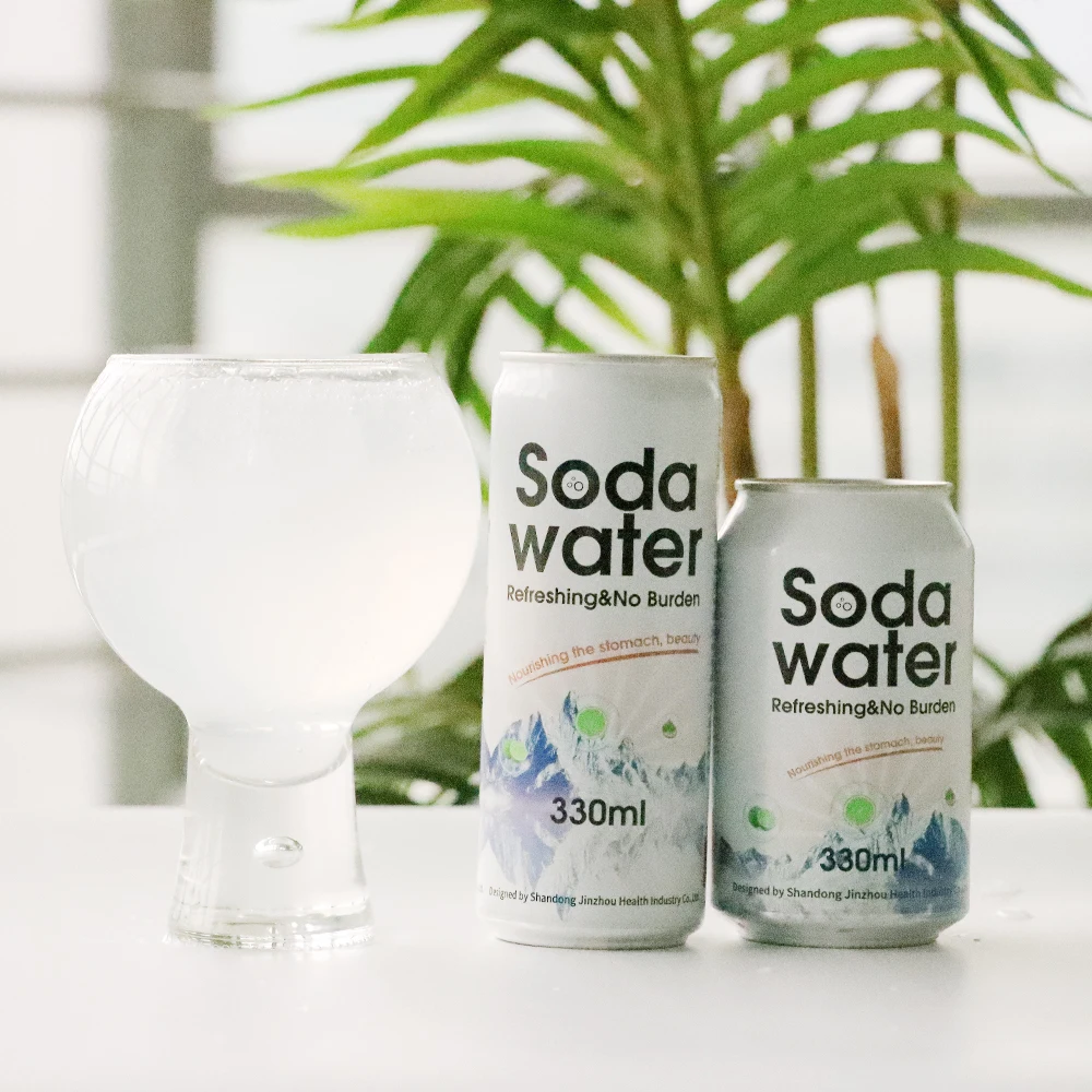 Factory Price OEM Fruit Flavorful Soda Water Drinks 330ml Carbonated Beverages Canned Soda and Sparkling Water