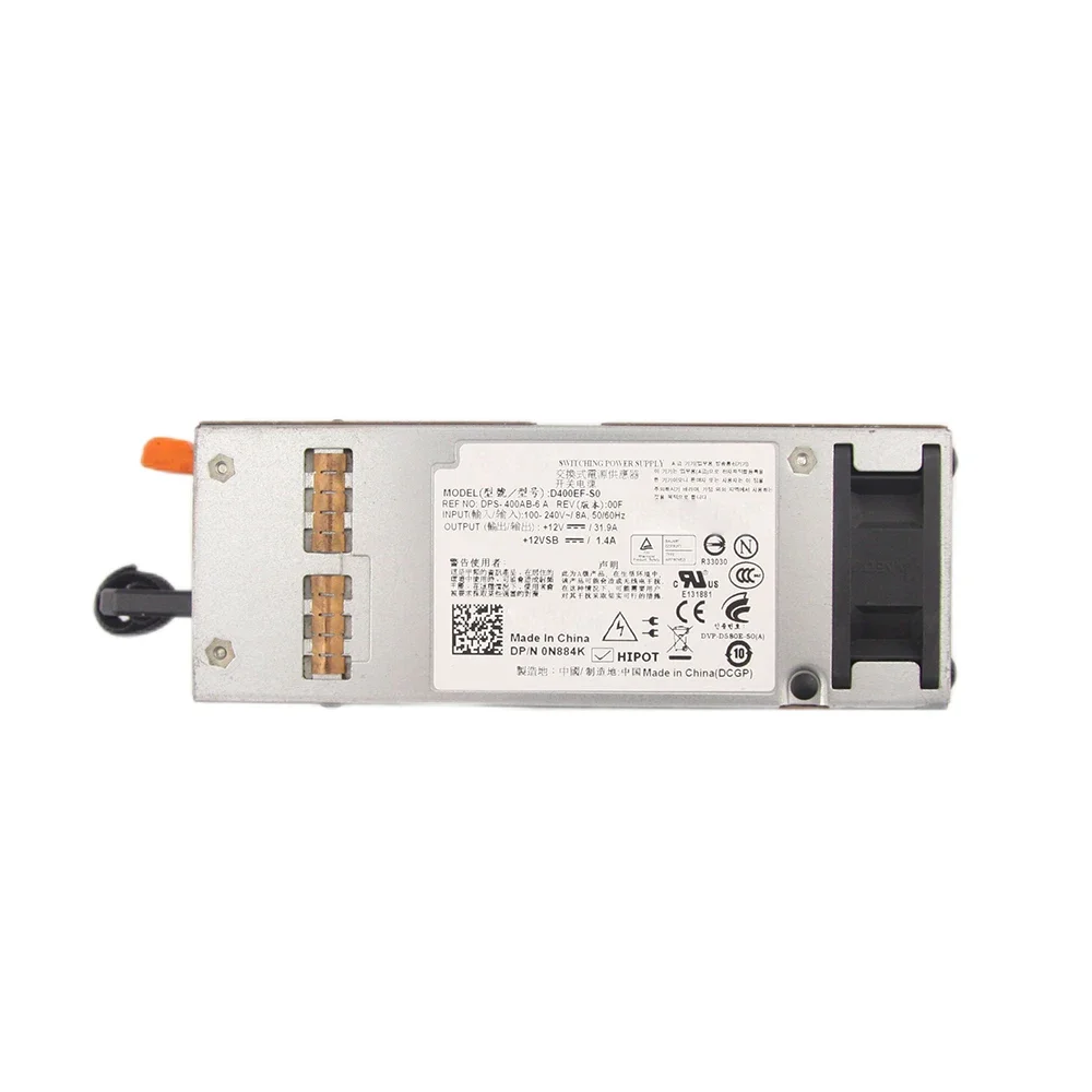 Оригинальный блок питания для Dell Poweredge T310 400 Вт PSU D400EF-S0 0N884K DPS-400AB-6 A A400EF-S0 0VV034