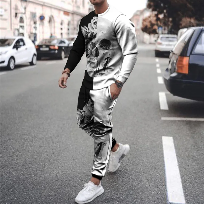 sweater set fashion design jogging suits custom polyester jogging suit streetwear 3D digital printing african print sportswear