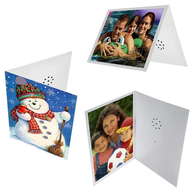 Customized Music Birthday Cards Greeting Card With Sound Chip For Birthday Party Gifts