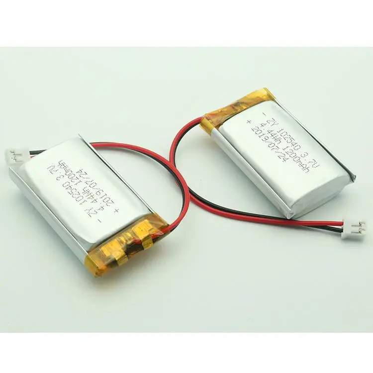
China Manufacturer Wholesale 803048 5V 3.7V 102540 1200mAh Lipo Li-polymer Battery 