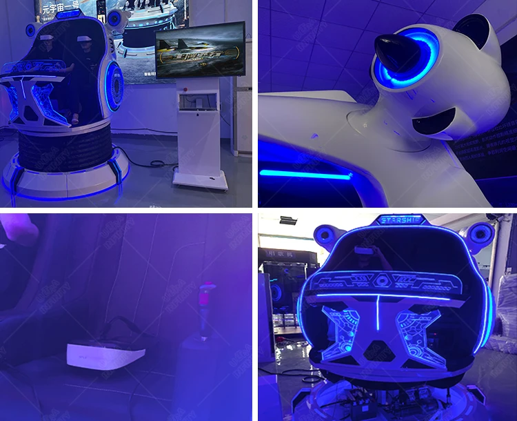 New Arrival Vr Amusement Park Business Products 9D Vr Cinema Vr Shuttle Space 2 Seats Chair For Kids And Adults