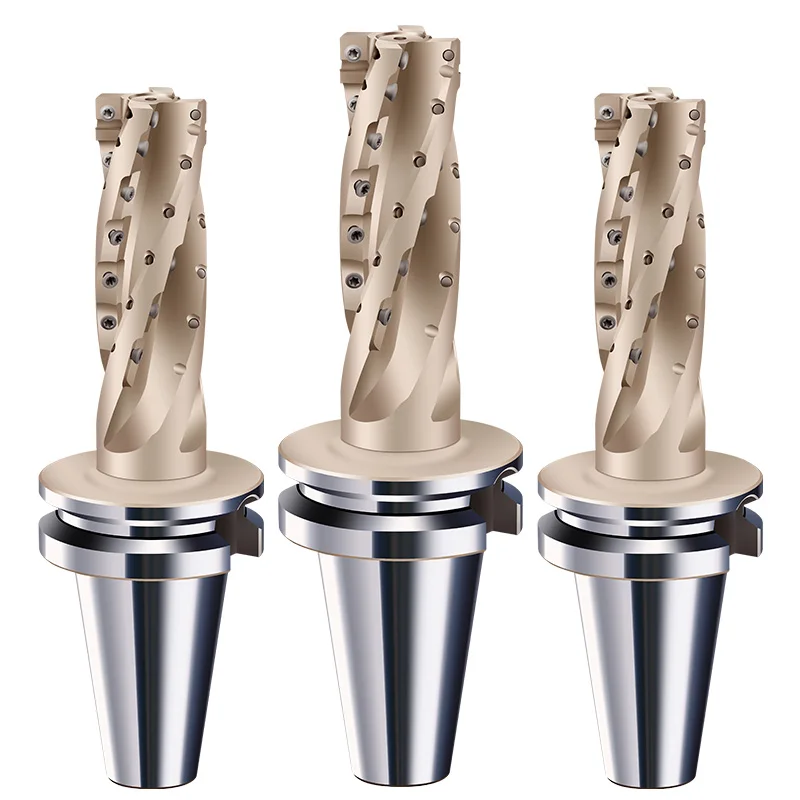 CNC center precision carving machine with indexable spiral corn milling cutter holder for rough cutting tools