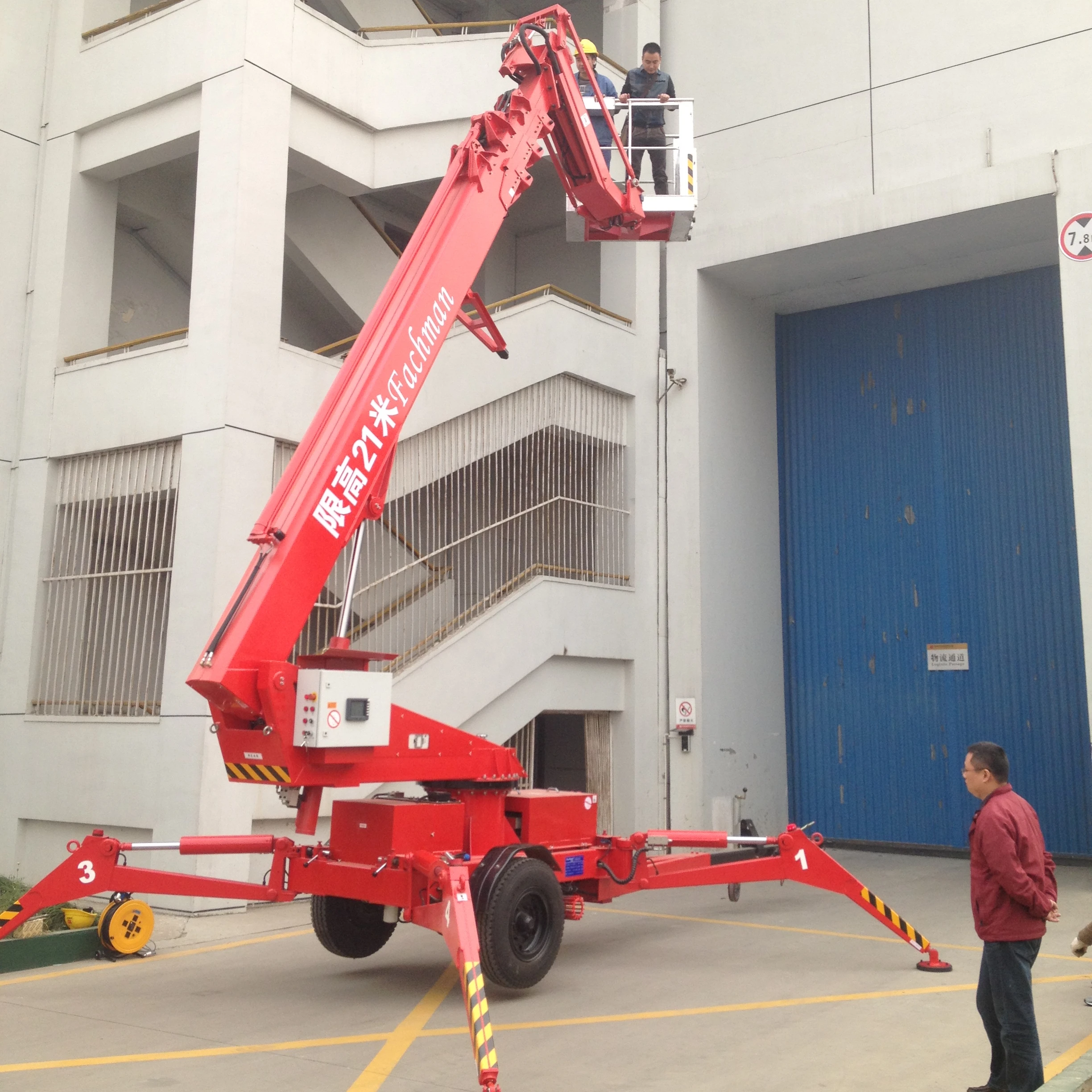 hot sale Crawler spider lift KD-T26 telescopic hydraulic manlift / aerial work platform