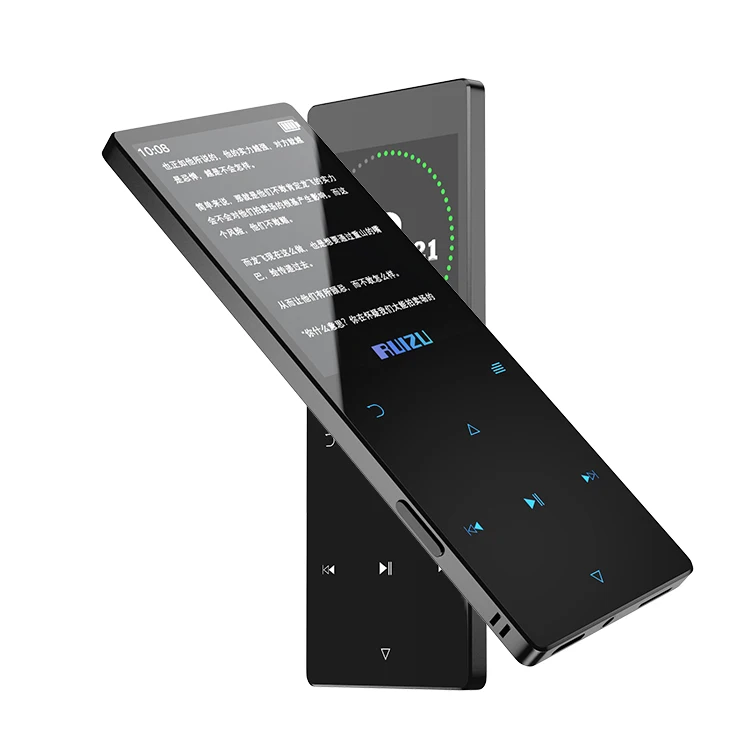 Original RUIZU D28 WIFI Android MP3 player BT V5.0 Touch Screen 4.0inch 16GB music mp3 player with Speaker,FM,E-book,Recorder