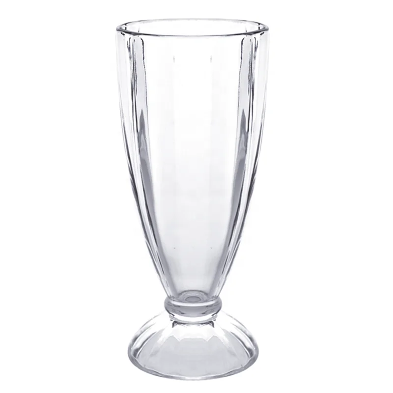 High quality Creative and lovely home use water cup ice milkshake glass cup wine goblet glasses