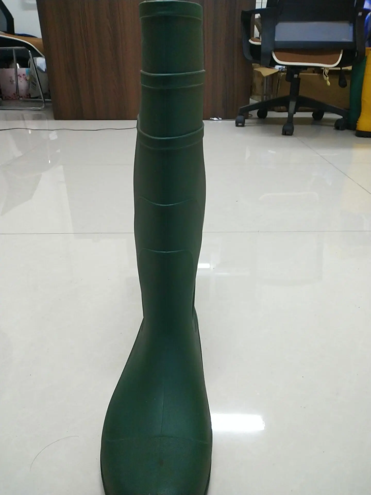 high quality industry use   100% PVC waterproof  steel toe  steel sole safety gum boots rain boots