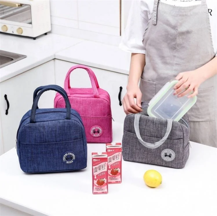 Wholesale mini tote lunch bag small school lunch box bag for kids lunch bag school