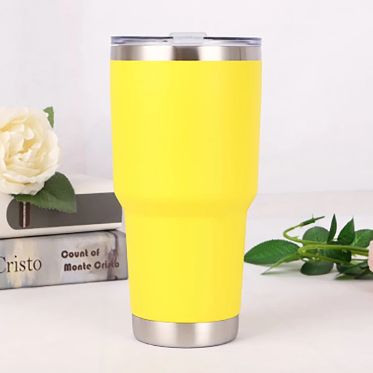 
Promotion 100%BPA Free Double Walled Vacuum Insulated 30oz Skinny Stainless Steel Tumbler With Lid Wholesale 