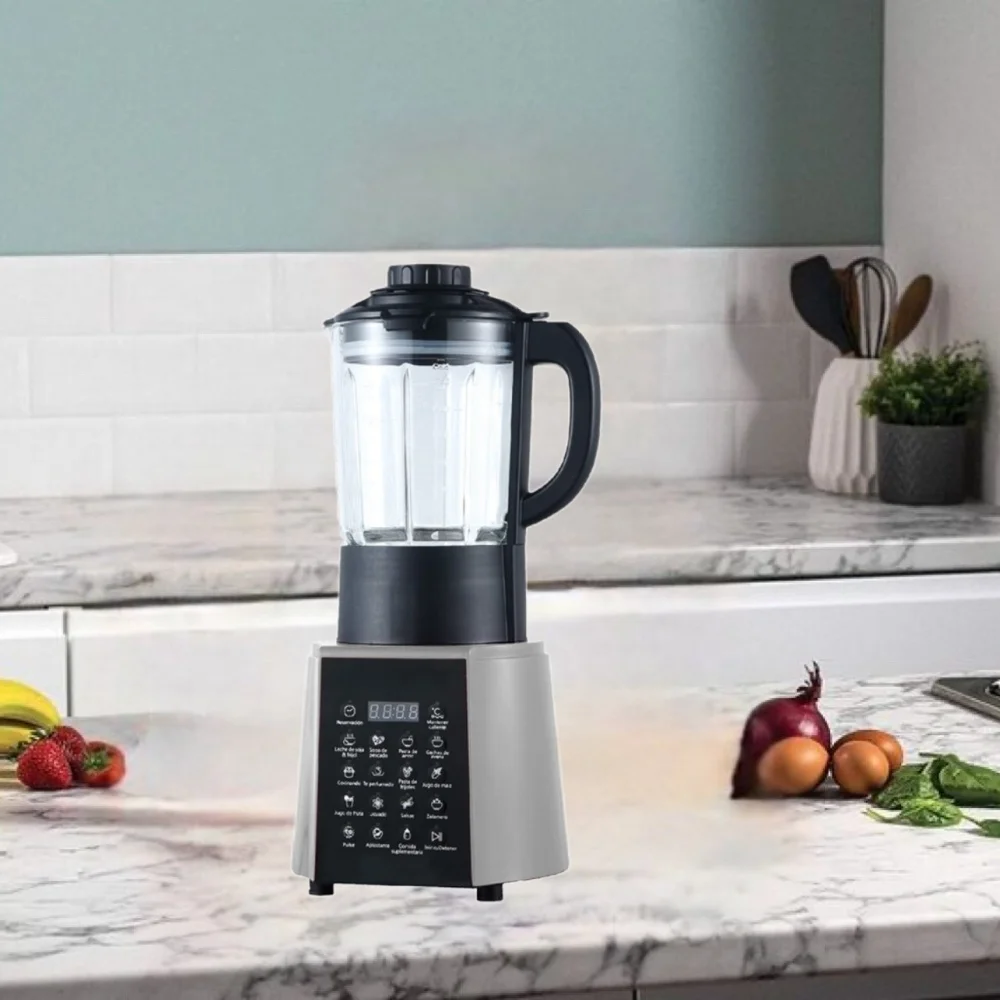 BPA Free with Glass Jar Mixer Food Processor with Heating Blender Maker Electrical Blender Mixer