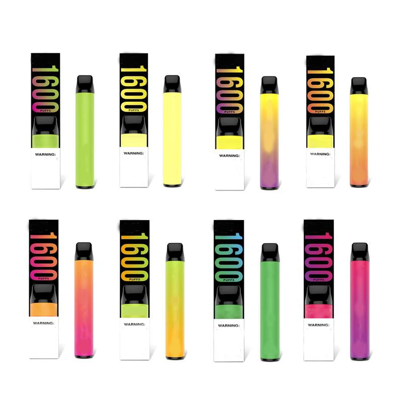 
Puff Vapor Cartridge Cbd E-Cig Ecigarette Disposable E Cig Puff 1600 Electronic Vapes E Cigarette Electronic 