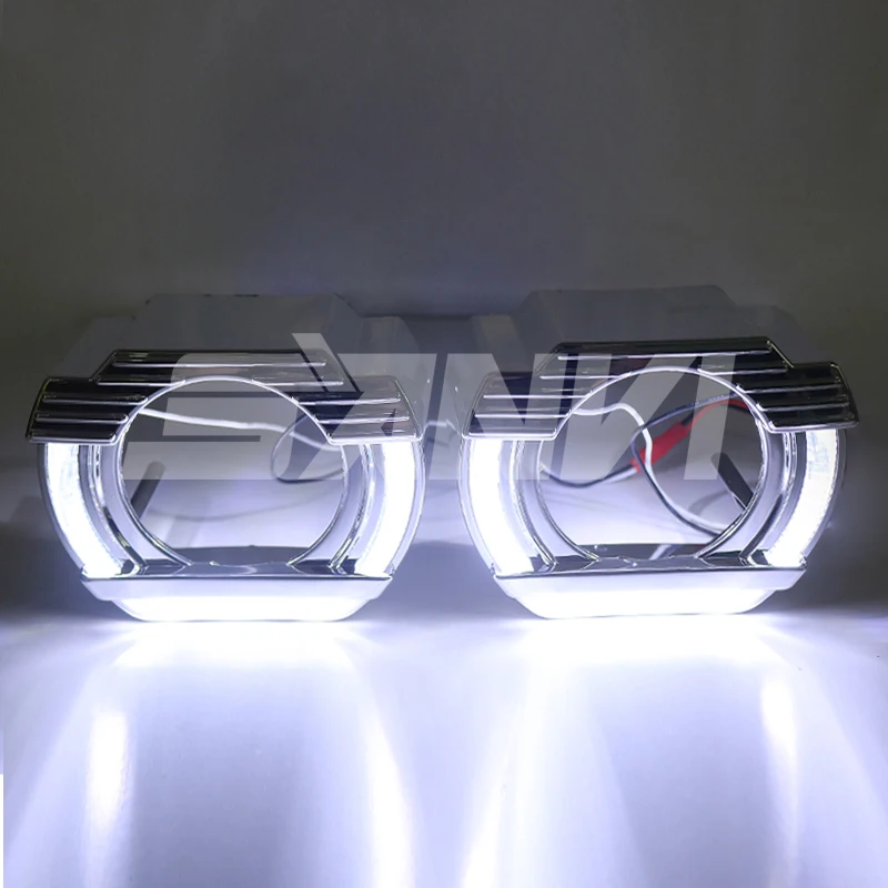 Sanvi 2.5'  HELLA Visteon Bi xenon led projector lens shroud cover aftermarket Retrofit Headlight Conversion Kit DIY auto light
