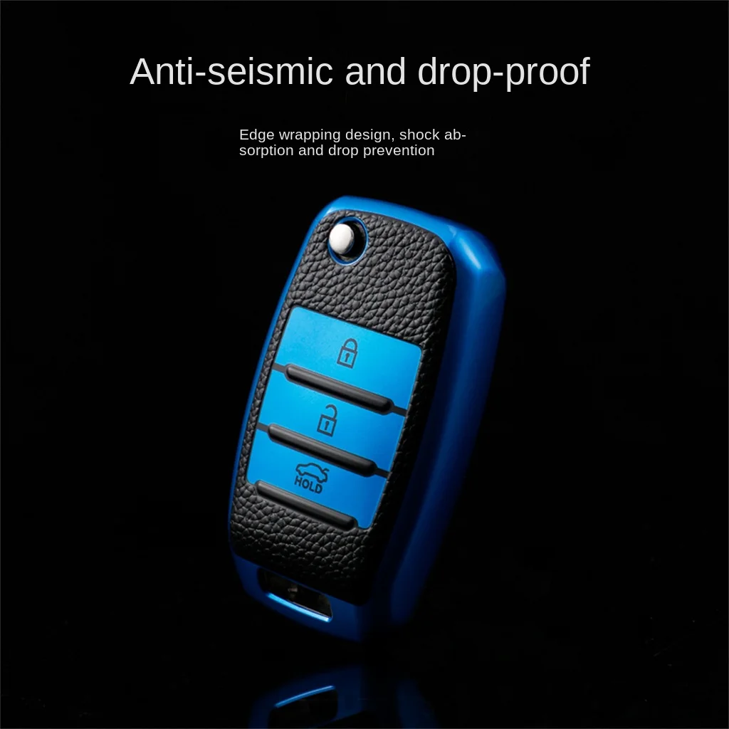 Hight Quality Soft TPU Leather Car Key Cover Protector  Smart  Covers Fit For  KK3 K5 K4  Kx1 Kx5 K5 Car Holder Protected Bags 2